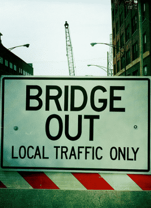 Caution: Bridge Out