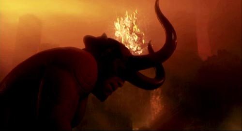 Pull back the angle, add a little Devils-fyre and Kevin May is unquestionably Hellboy